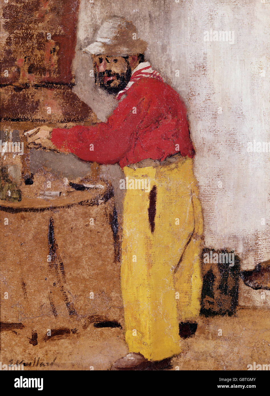 Bildende Kunst, Vuillard, Edouard (1868-1940), Malerei, "Henri de Toulouse-Lautrec", 1898, Museum Albi, Stockfoto