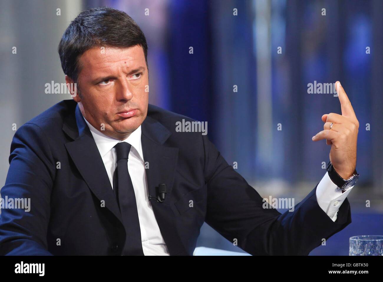 Matteo Renzi, italienische Premier, Rom, Italien Sep 07, Credit 2015 © Remo Casilli/Sintesi/Alamy Stock Foto Stockfoto