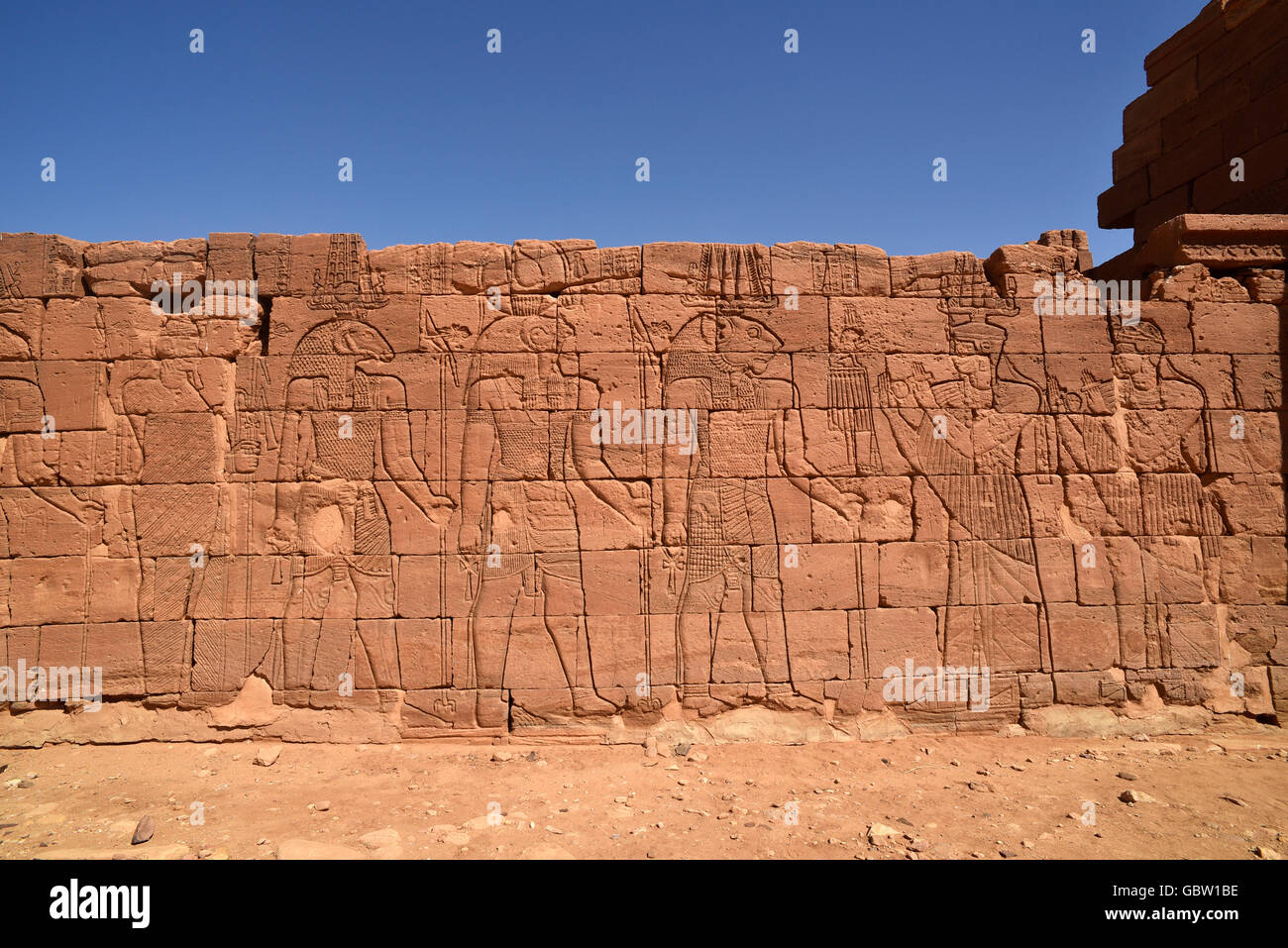 Afrika, Sudan, Naga, Apedemak Tempel Stockfoto