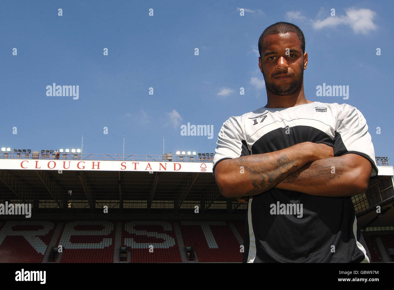 Fußball - Coca-Cola Football League Championship - Nottingham Forest Pressekonferenz - City Ground. David McGoldrick, der Neuzugang von Nottingham Forest, posiert während des Presseanrufs beim Nottingham Forest Football Club für ein Foto Stockfoto