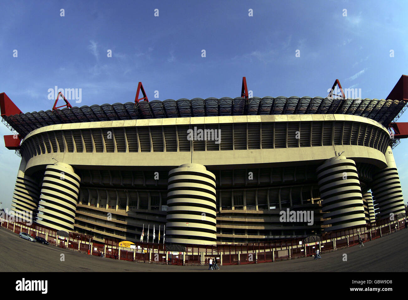 Fußball - UEFA Champions League - Gruppe F - AC Mailand / Celtic. Eine allgemeine Ansicht des Giuseppe Meazza, Heimat des AC Mailand Stockfoto