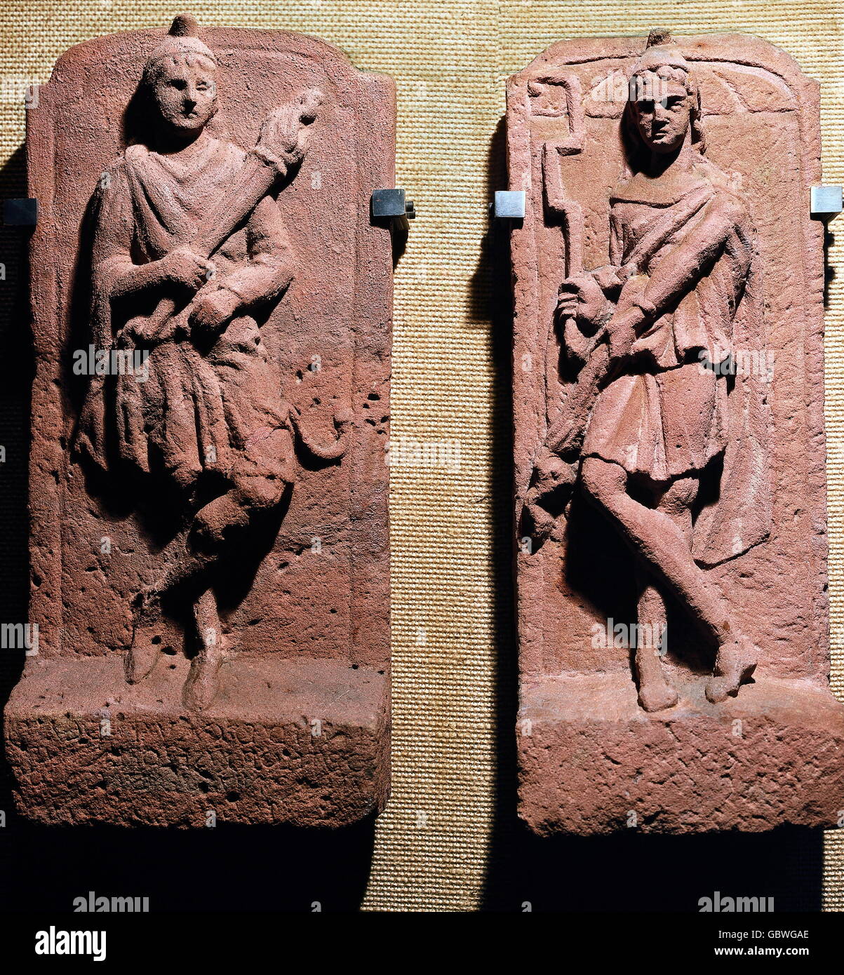 Bildende Kunst, Römisches Reich, Skulptur, Cautes und Caupates, Helden ...