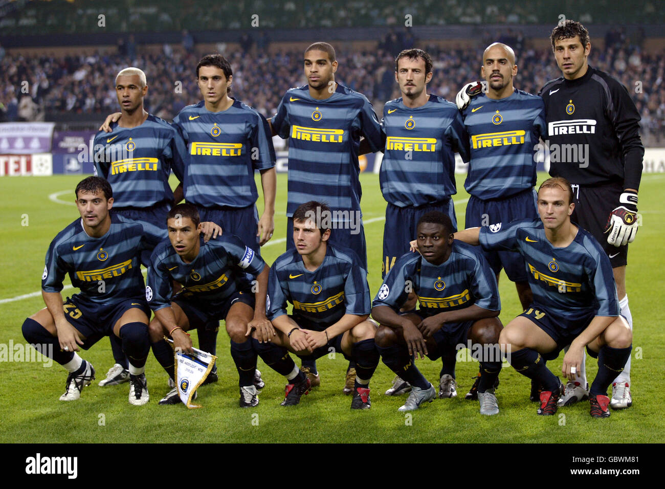 Fußball - UEFA Champions League - Gruppe G - Anderlecht V Inter Mailand  Stockfotografie - Alamy