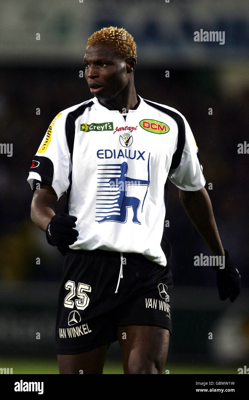 Fußball - Belgische Jupiler League - Sporting Lokeren V Club Brügge Stockfoto