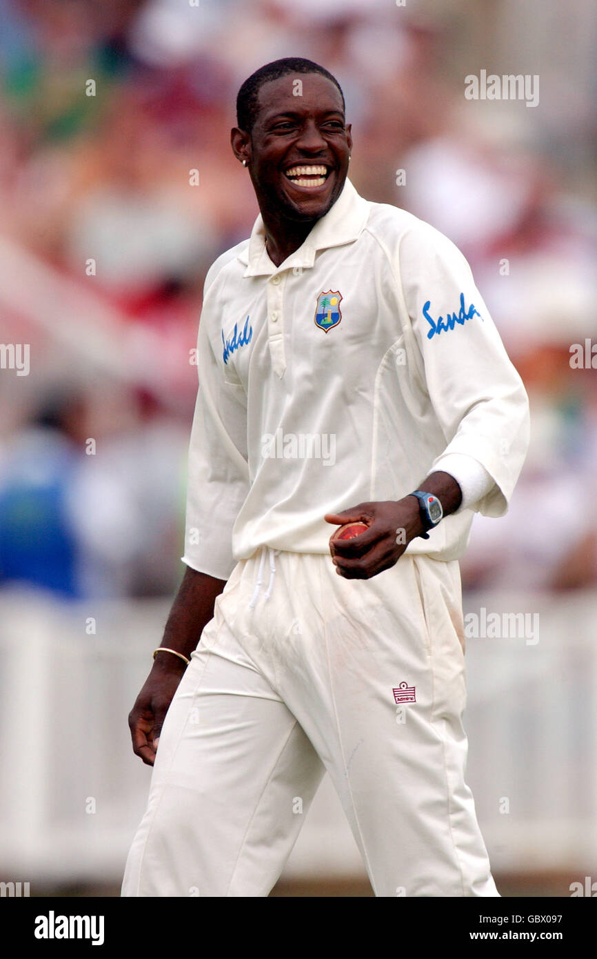 Cricket - npower Second Test - England gegen Westindien - Tag drei. Jermaine Lawson, Westindien Stockfoto