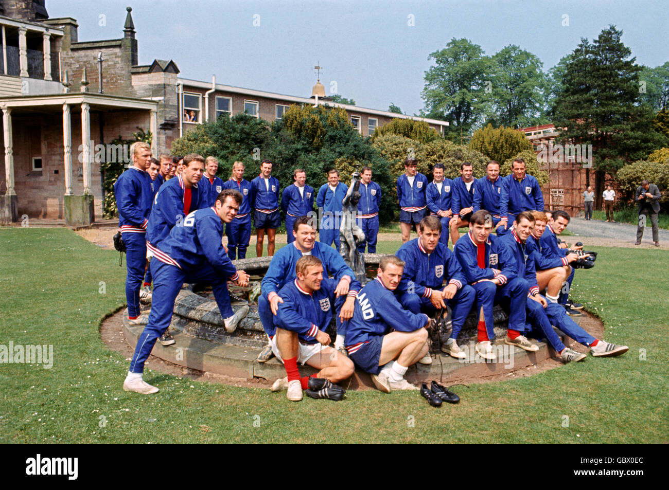 Fußball - Welt Cup England 66 - England möglichen Ausbildung - Lilleshall Stockfoto