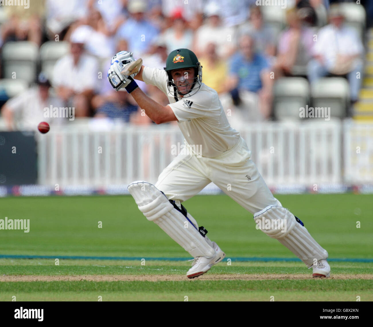 Cricket - Internationales Tourspiel - erster Tag - England Lions gegen Australien - Neue Straße. Der Australier Michael Hussey Stockfoto