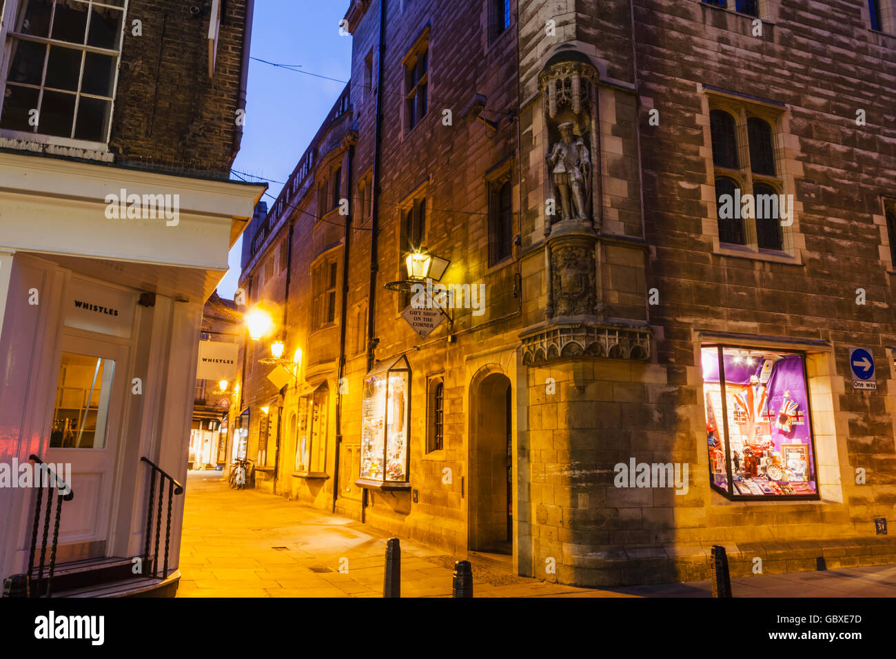 England, Cambridgeshire, Cambridge, Rose Crescent Stockfoto