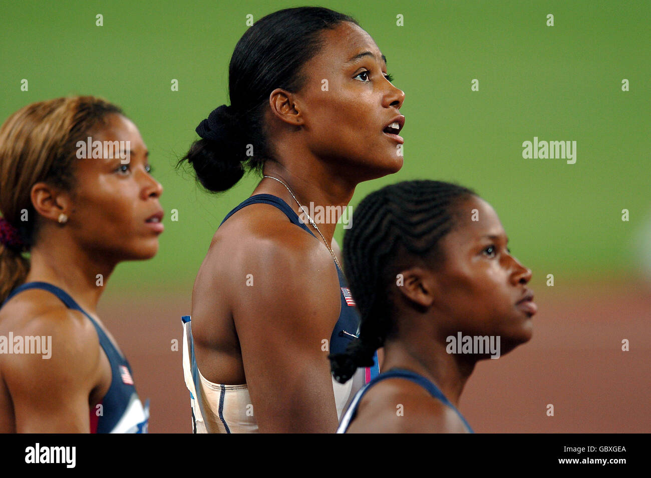 Leichtathletik athen olympische spiele 2004 frauen 4x100m staffelfinale
