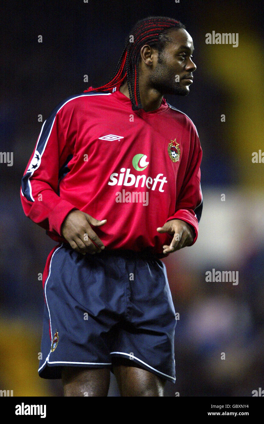 Fußball - UEFA Champions League - Gruppe H - Chelsea / CSKA Moskau. Vagner Love, CSKA Moskau Stockfoto