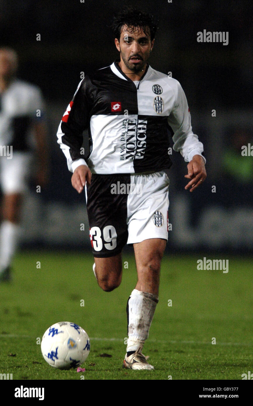 Fußball - Italienische Serie A - Brescia V Siena. Fabio Pecchia, Siena Stockfoto