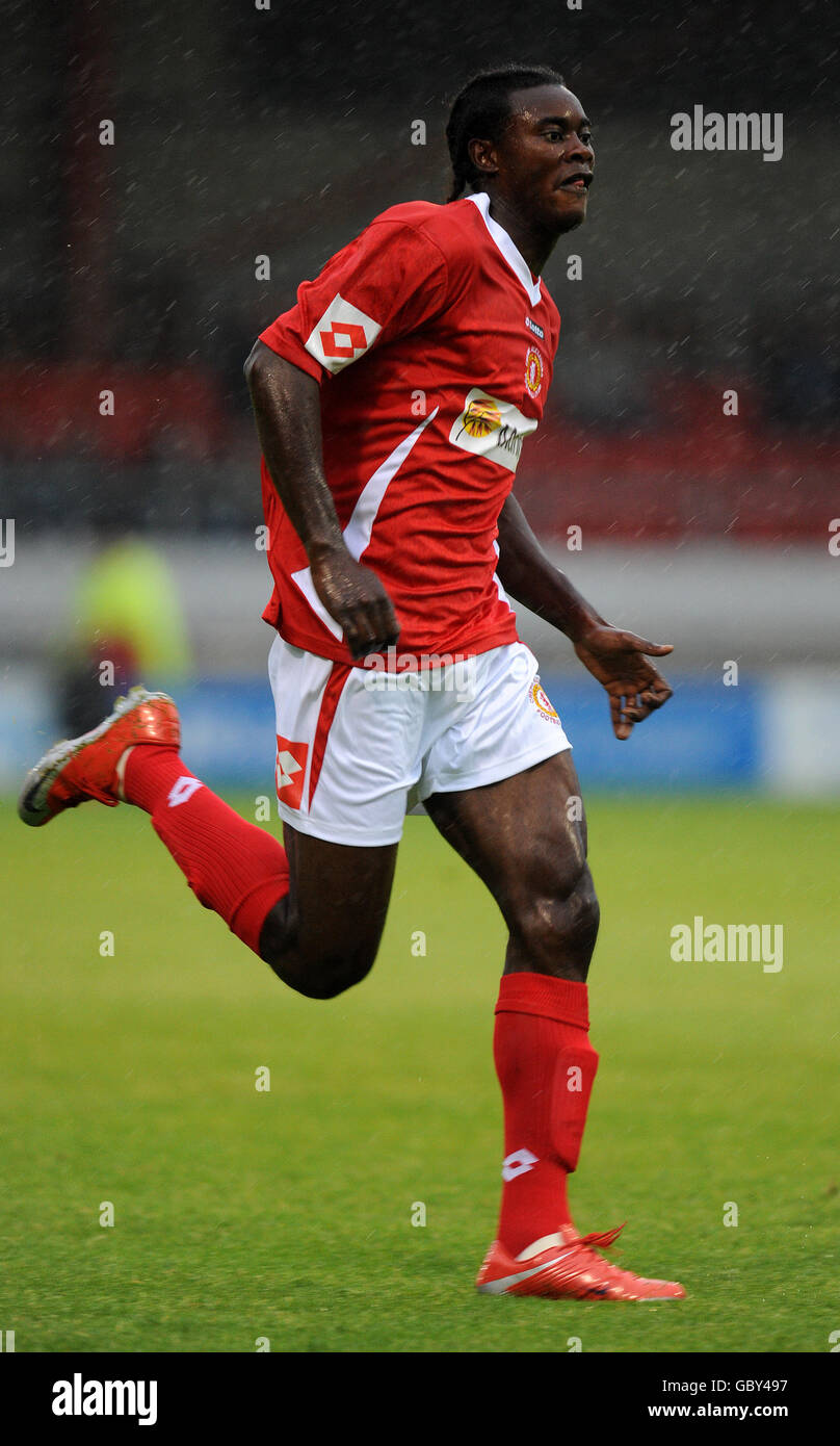 Fußball - Pre Season freundlich - Crewe Alexandra V Wigan Athletic - The Alexandra Stadium Stockfoto