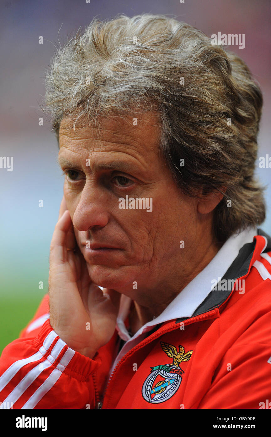 Fußball - Amsterdam Turnier - Sunderland V Atletico Madrid - Amsterdam Arena. Benfica-Coach Jorge Jesus Stockfoto