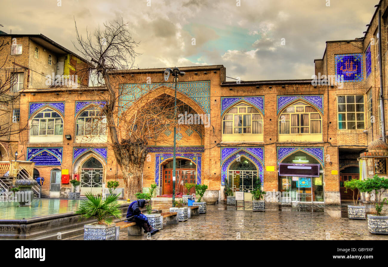 Historische Gebäude in der Innenstadt von Teheran, Iran Stockfoto