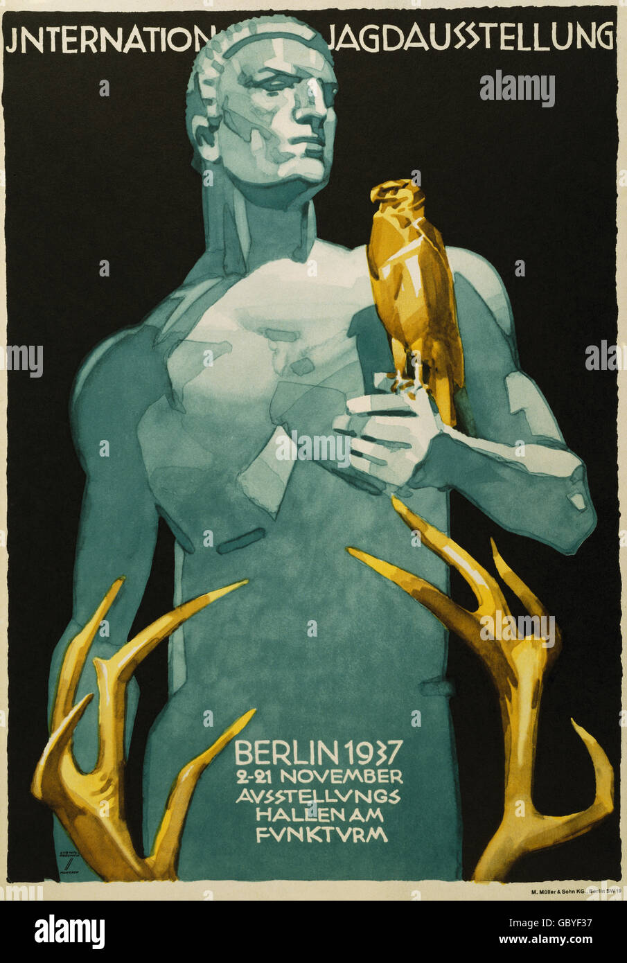 Ausstellungen, Länder, Deutschland, Internationale Jagdausstellung, Berlin, Deutschland, November 1937, Zusatzrechte-Clearences-nicht vorhanden Stockfoto