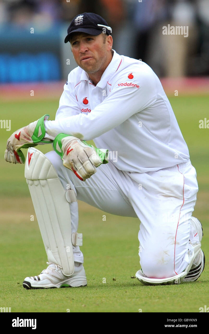 Cricket - The Ashes 2009 - npower Second Test - Tag drei - England gegen Australien - Lord's. Englands Wicket-Keeper Matt Prior Stockfoto