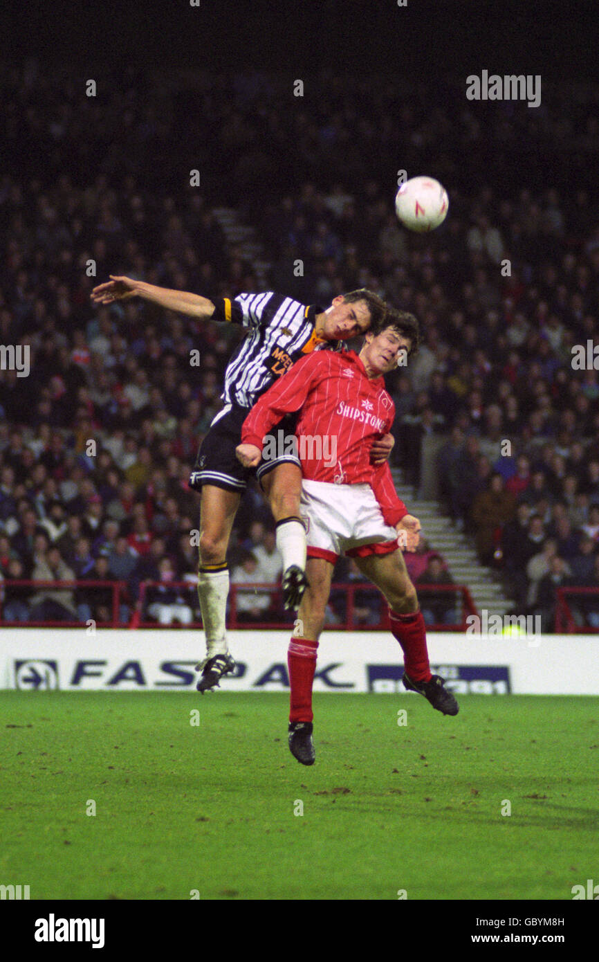 Fußball - Endsleigh League Division One - Nottingham Forest V Notts County - City Ground Stockfoto