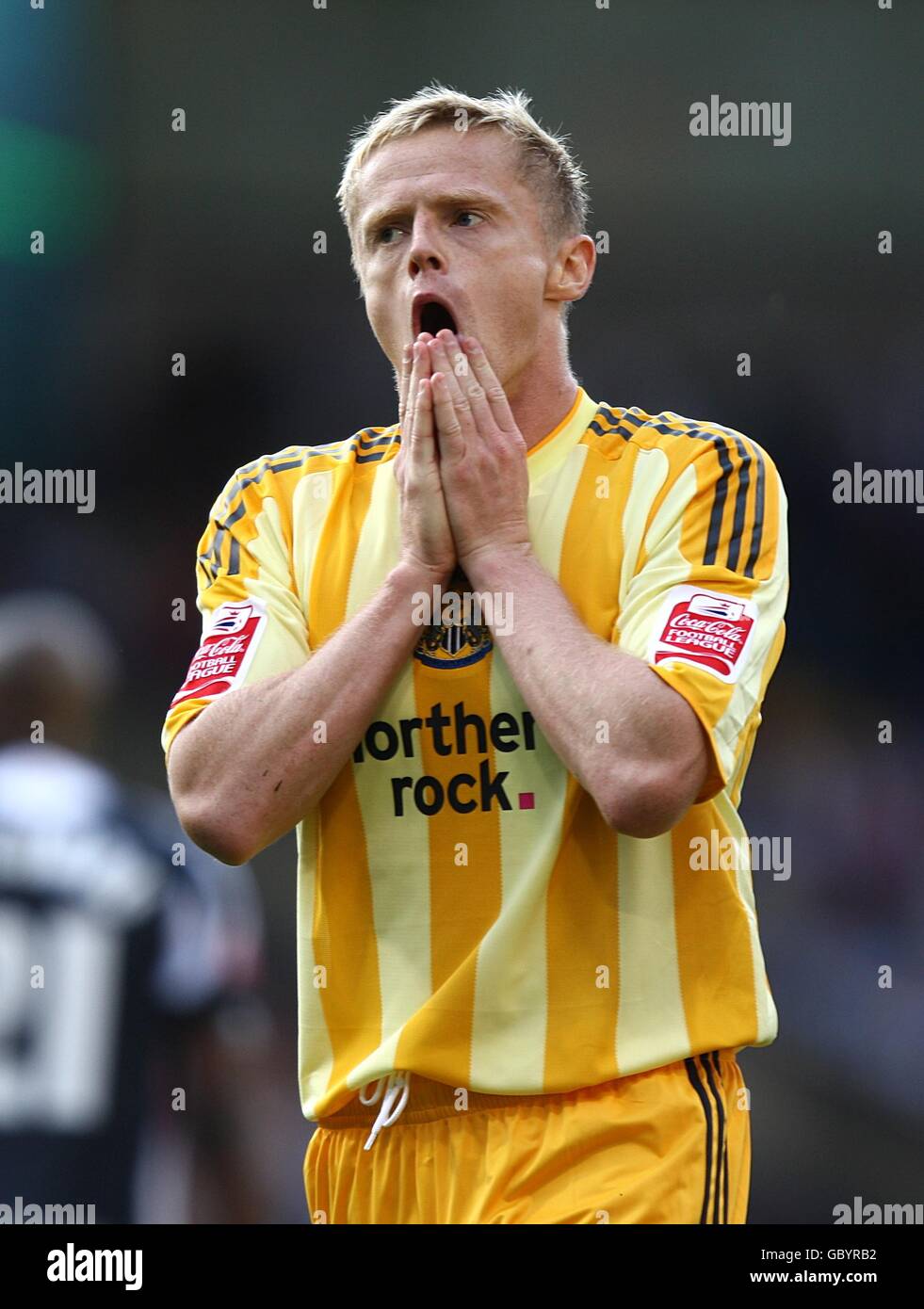 Fußball - Coca-Cola Football League Championship - West Bromwich Albion gegen Newcastle United - The Hawthorns. Damien Duff, Newcastle United Stockfoto