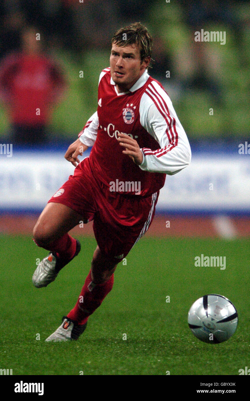 Fußball - Deutsche Bundesliga - Bayern München gegen Wolfsburg. Andreas Gorlitz, Bayern München Stockfoto