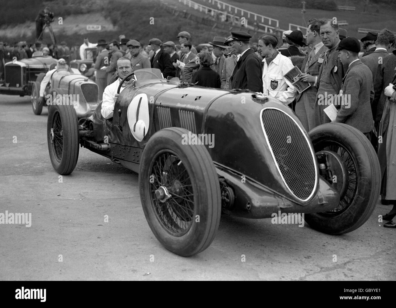 Rennsport - Brooklands - 1935 Stockfoto