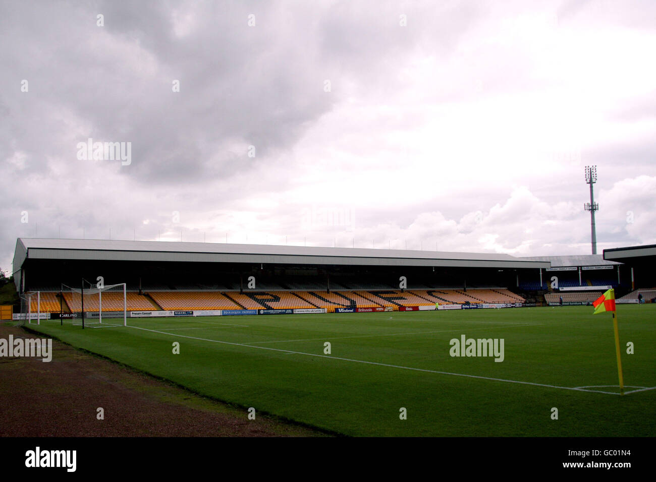 Fußball - Pre Season Friendly - Port Vale V Wolverhampton Wanderers - Vale Park. Ein allgemeiner Blick auf Vale Park vor dem Beginn eines Pre Season Friendly im Vale Park, Stoke on Trent. Stockfoto