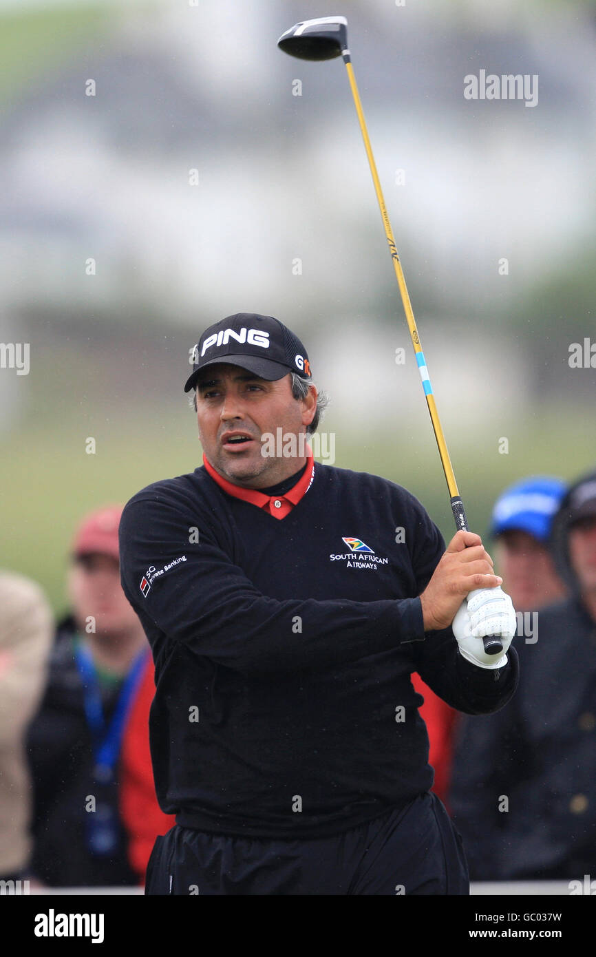 Golf - The Open Championship 2009 - Runde Zwei - Turnberry Golf Club. Angel Cabrera, Argentinien Stockfoto