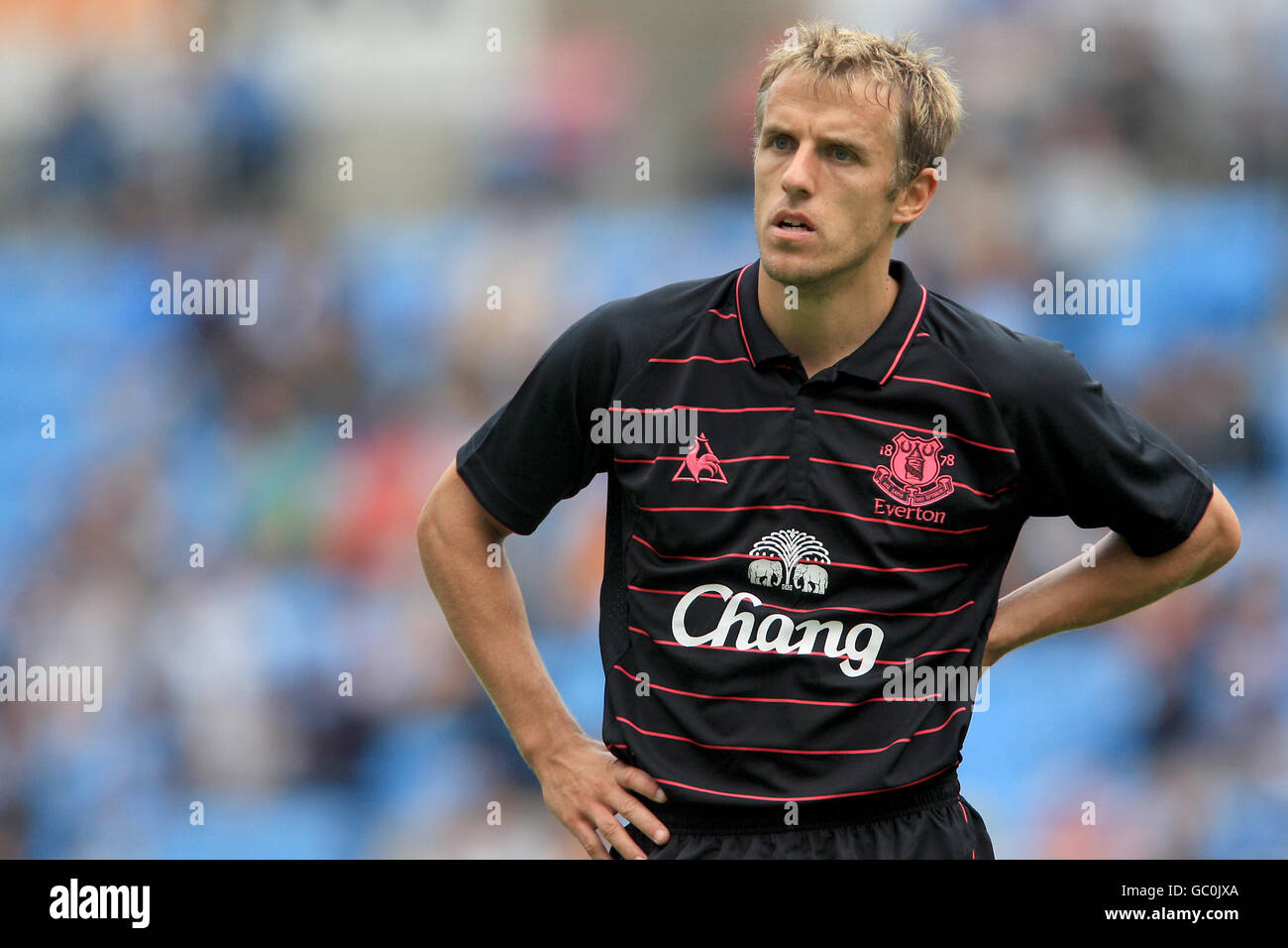 Fußball - vor der Saison freundlich - Coventry City / Everton - Ricoh Arena. Philip Neville, Everton Stockfoto