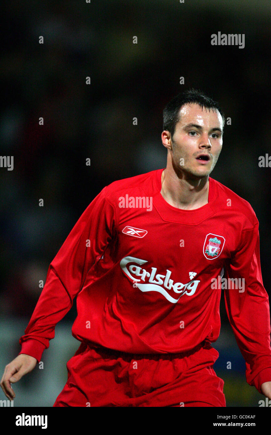 Fußball - Barclays Reserve League North - Wolverhampton Wanderers gegen Liverpool. David Raven, Liverpool Stockfoto