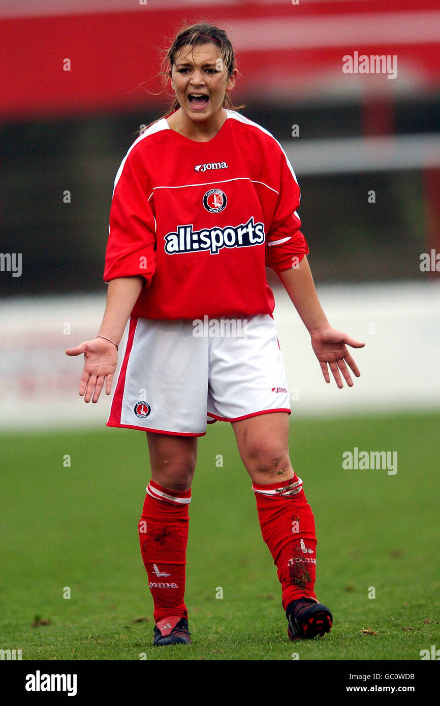 Fußball - FA Nationwide Women's Premier League - Charlton Athletic gegen Doncaster Rovers Belles. Jade Steadman, Charlton Athletic Stockfoto