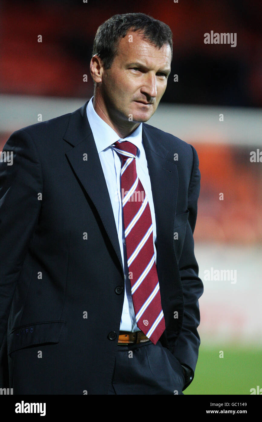 Soccer - Clydesdale Bank Scottish Premier League - Dundee United / Heart of Midlothian - Tannadice Park. Csaba Laszlo, das Herz von Midlothian Manager Stockfoto