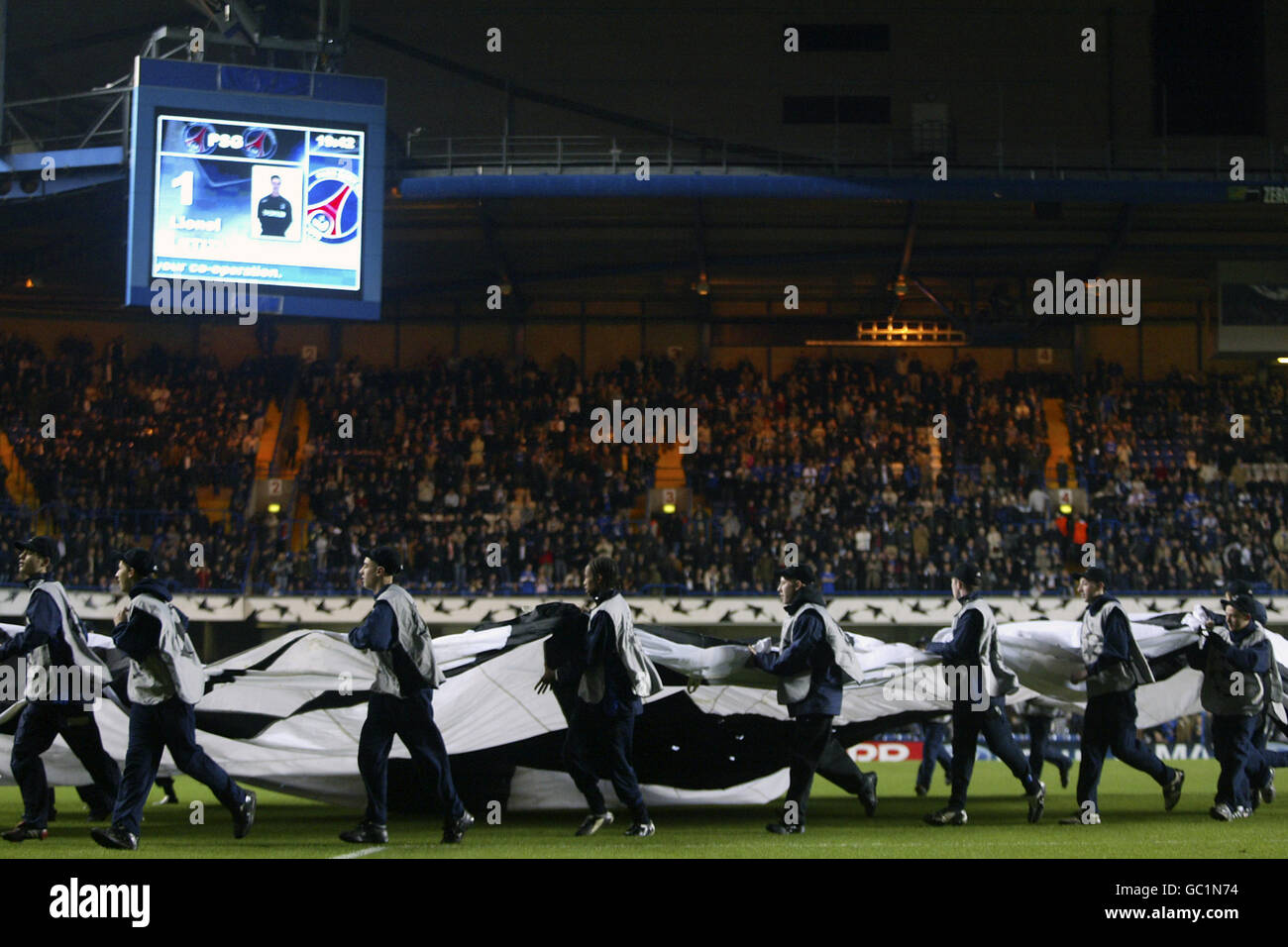 Fußball - UEFA Champions League - Gruppe H - Chelsea V Paris Saint-Germain Stockfoto