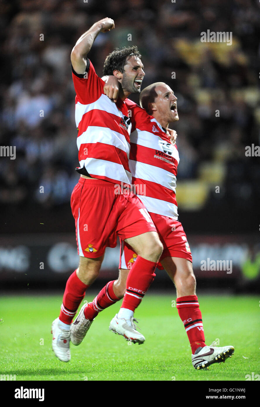 Fußball - Carling Cup - erste Runde - Notts County V Doncaster Rovers - Meadow Lane Stockfoto