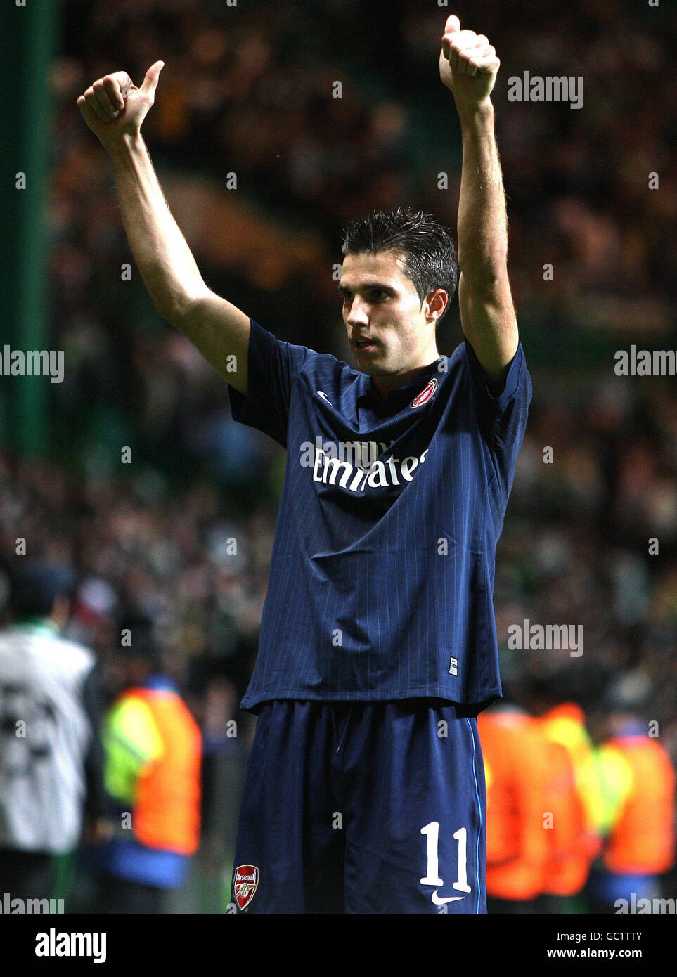 Fußball - UEFA Champions League - Qualifikation - Hinspiel - keltische V Arsenal - Celtic Park Stockfoto