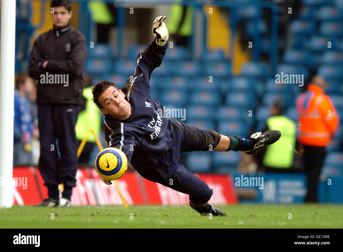 Fußball - FA Barclays Premiership - Chelsea / Newcastle United. Chelsea-Torwart Lenny Pidgely Stockfoto