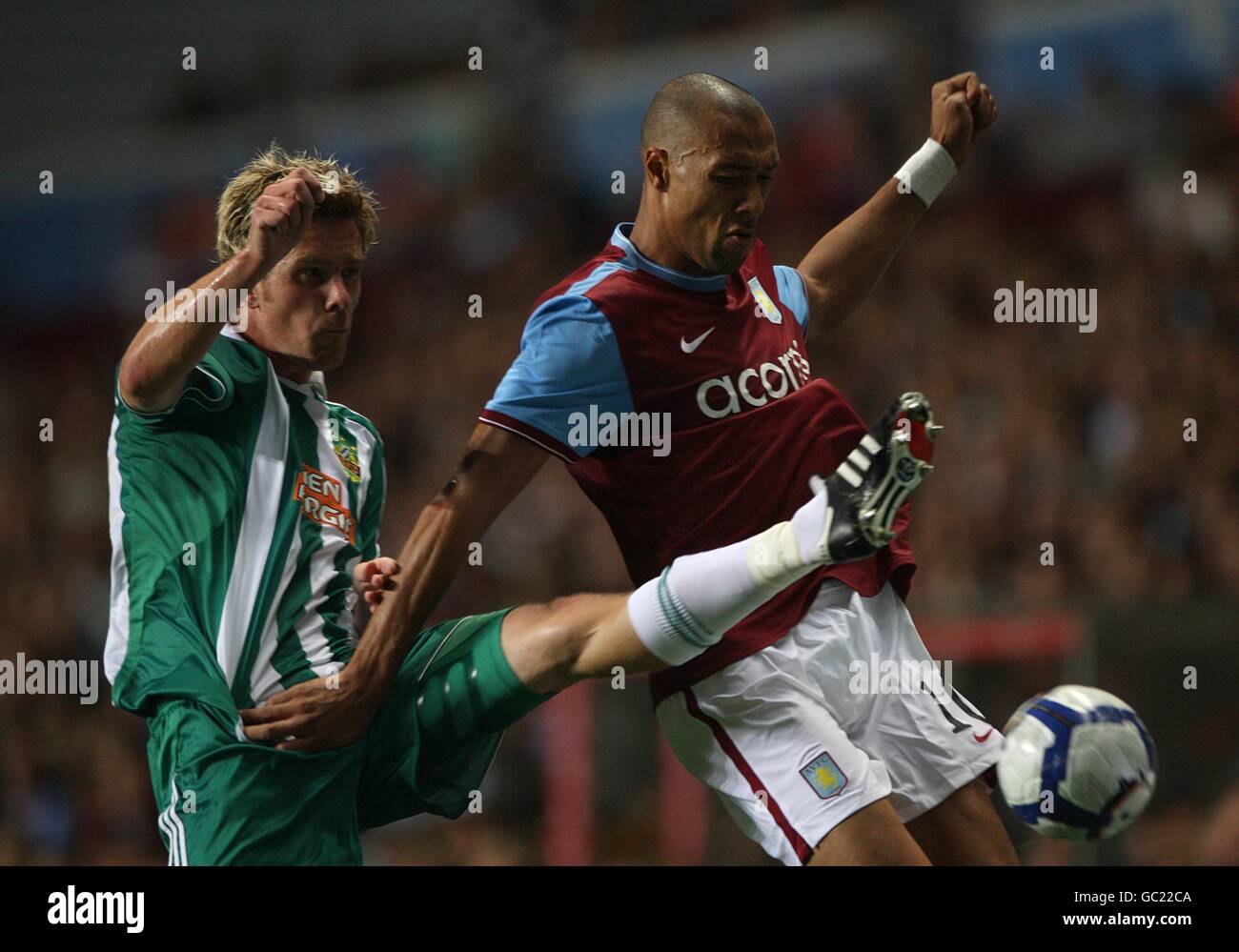 Fußball - UEFA Europa League - Playoff - Rückspiel - Aston Villa V SK Rapid Wien - Villa Park Stockfoto