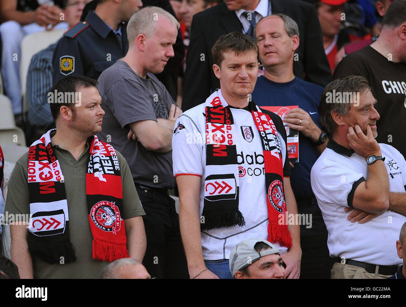 Fußball - UEFA Europa League - Play-Offs - Rückspiel - Amkar Perm V Fulham - Zvezda Stadion Stockfoto