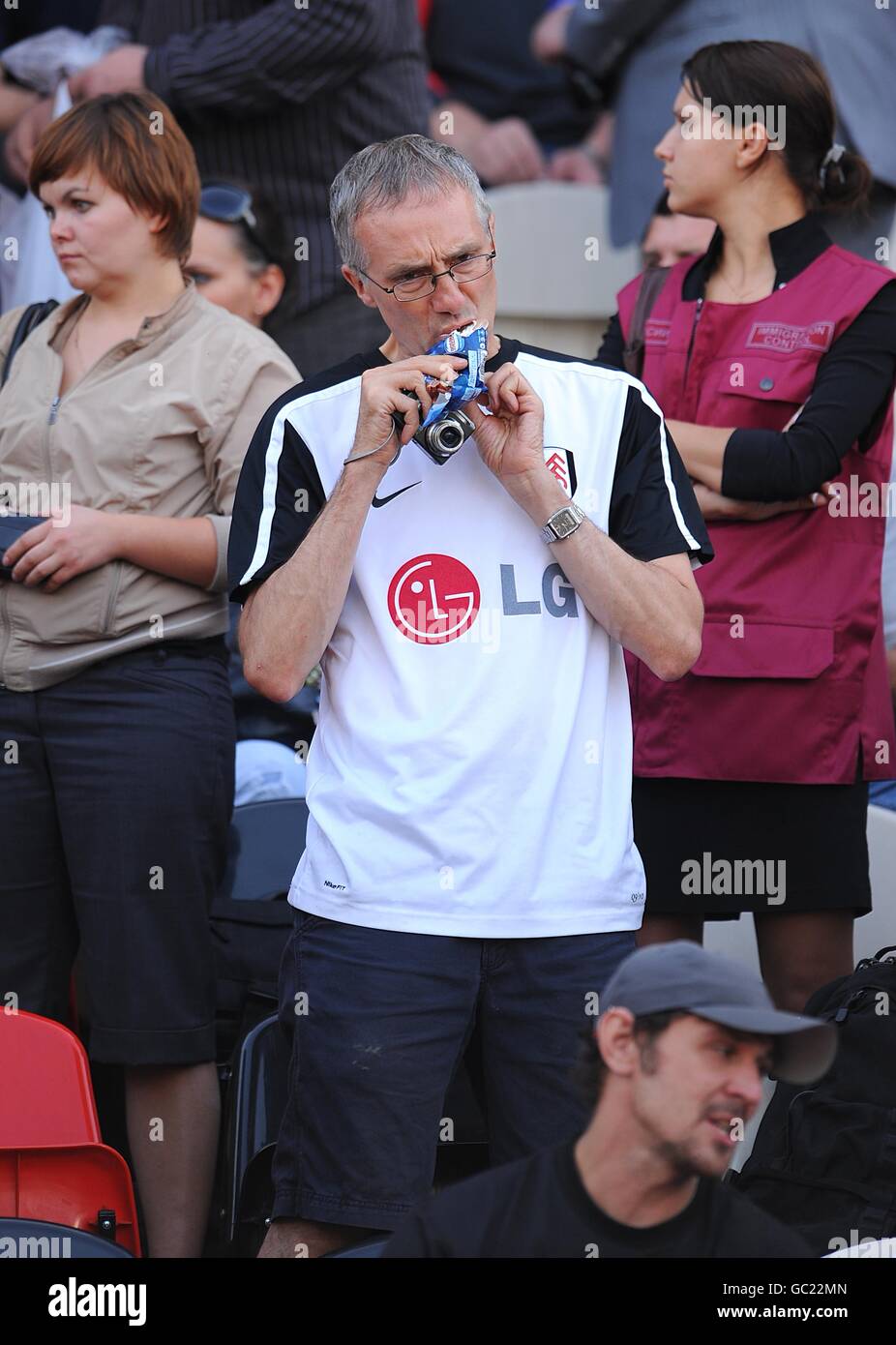 Fußball - UEFA Europa League - Play-Offs - Rückspiel - Amkar Perm V Fulham - Zvezda Stadion Stockfoto