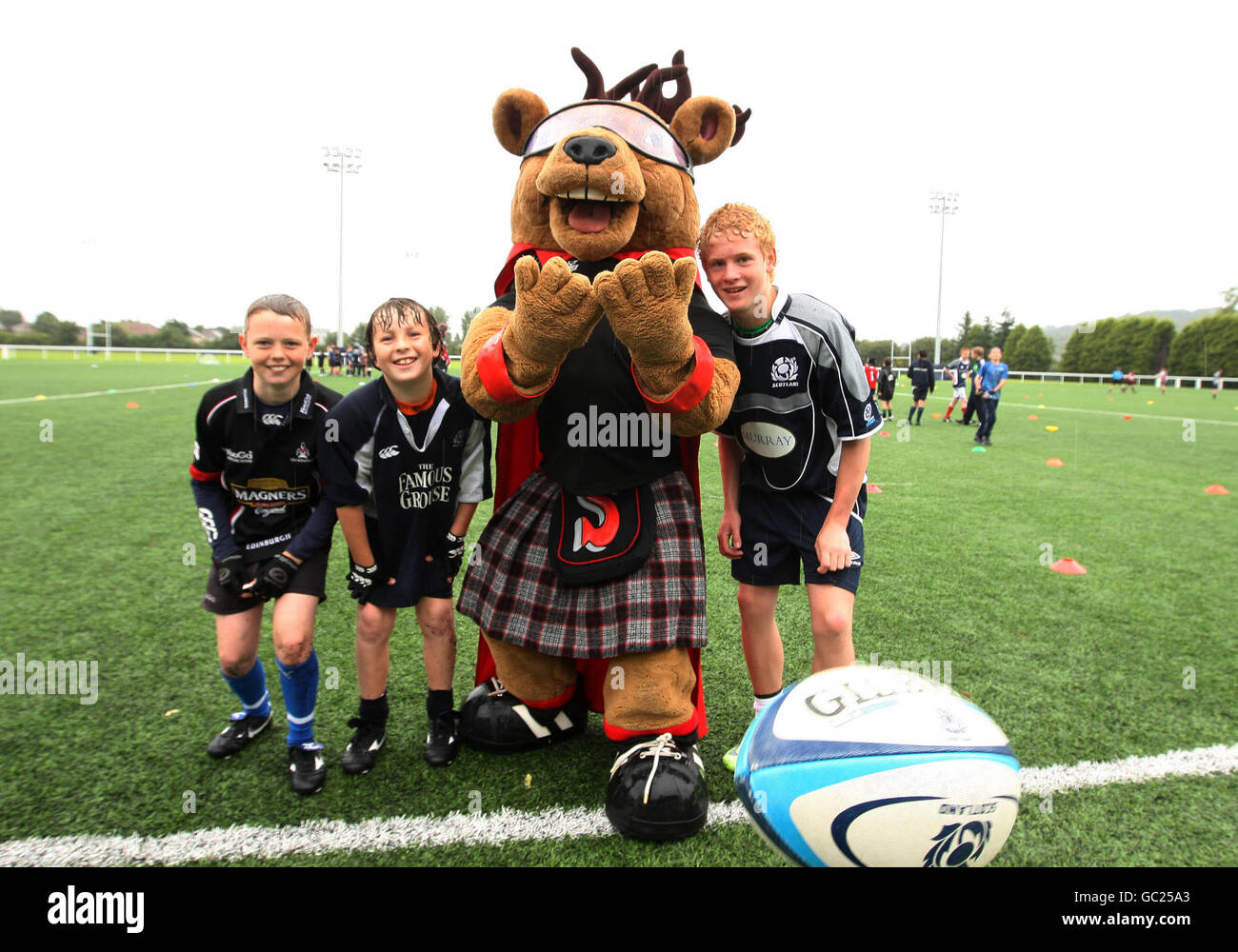 Rugby-Union - Edinburgh Rugby Sommercamp - Murrayfield Stockfoto