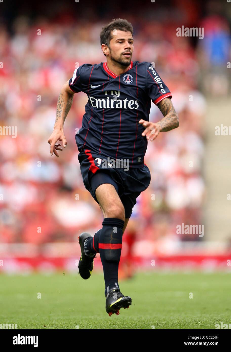 Fußball - Emirates Cup 2009 - Atletico Madrid V Paris Saint-Germain - Emirates Stadium Stockfoto