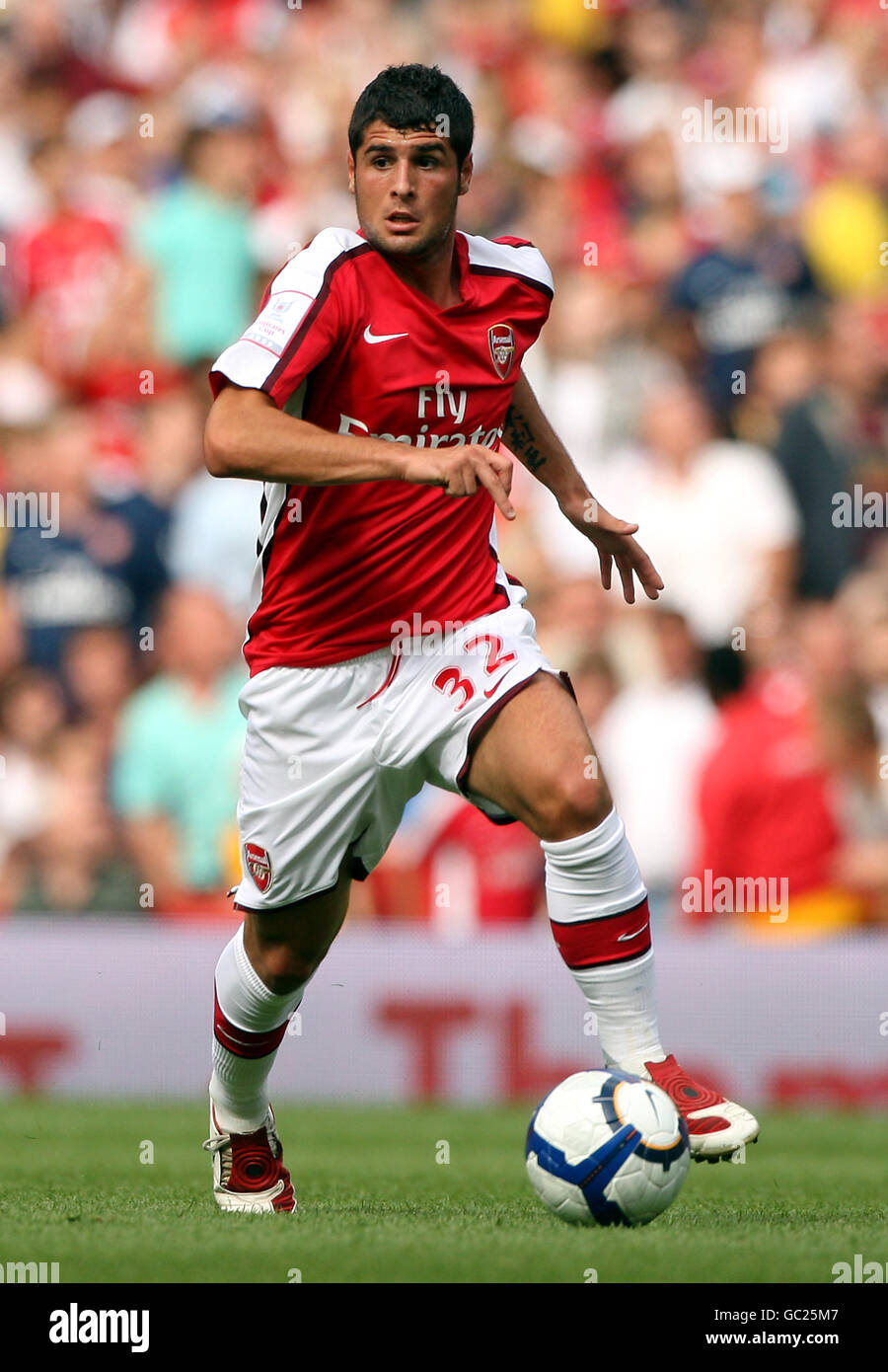 Fußball - Emirates Cup 2009 - Arsenal gegen Rangers - Emirates Stadium. Fran Merida, Arsenal Stockfoto