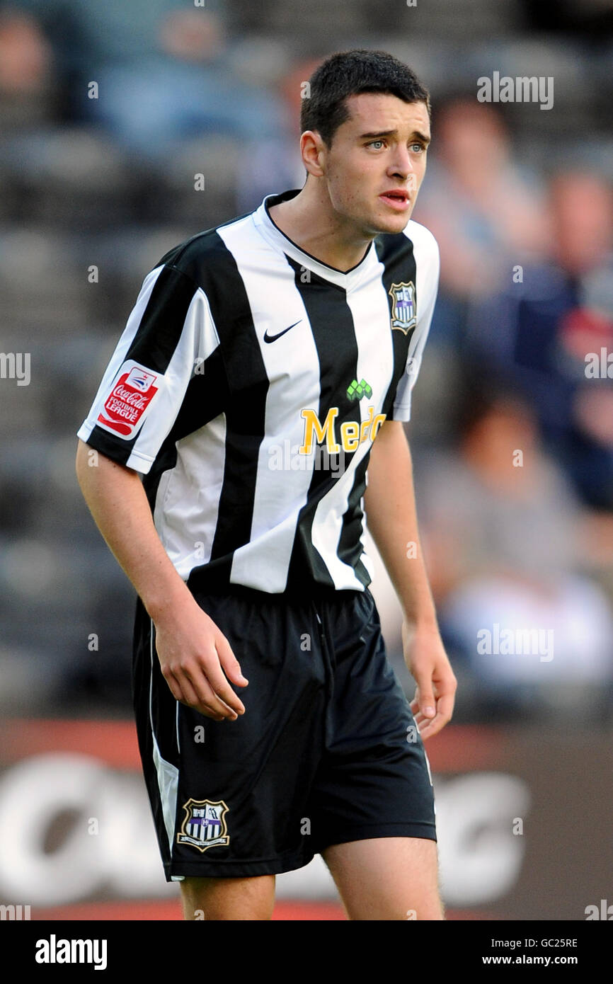 Fußball - Carling Cup - erste Runde - Notts County / Doncaster Rovers - Meadow Lane. Brendan Moloney, Notts County Stockfoto