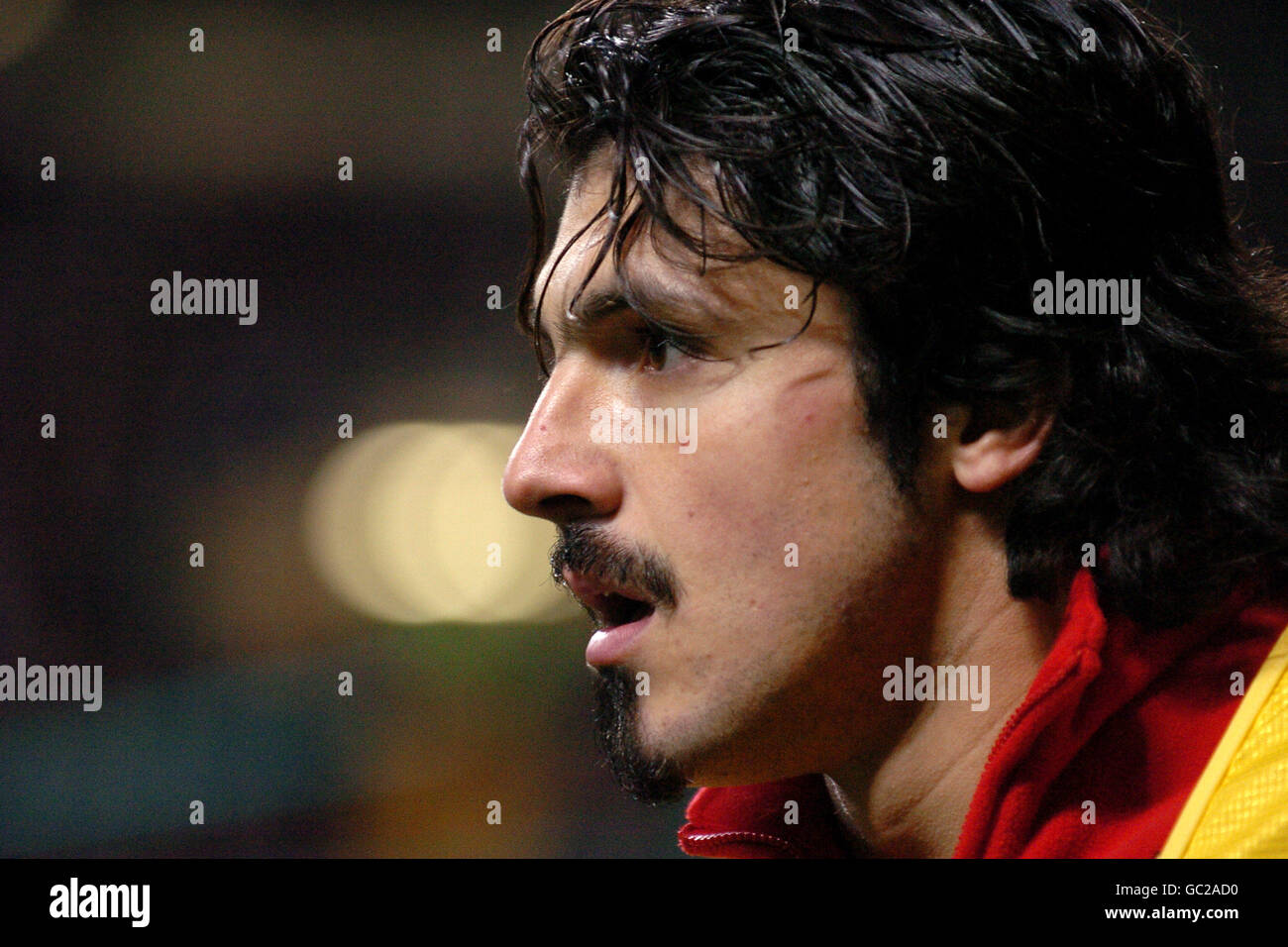 Fußball - UEFA Champions League - Gruppe F - Celtic / AC Mailand. Gennaro Gattuso, AC Mailand Stockfoto