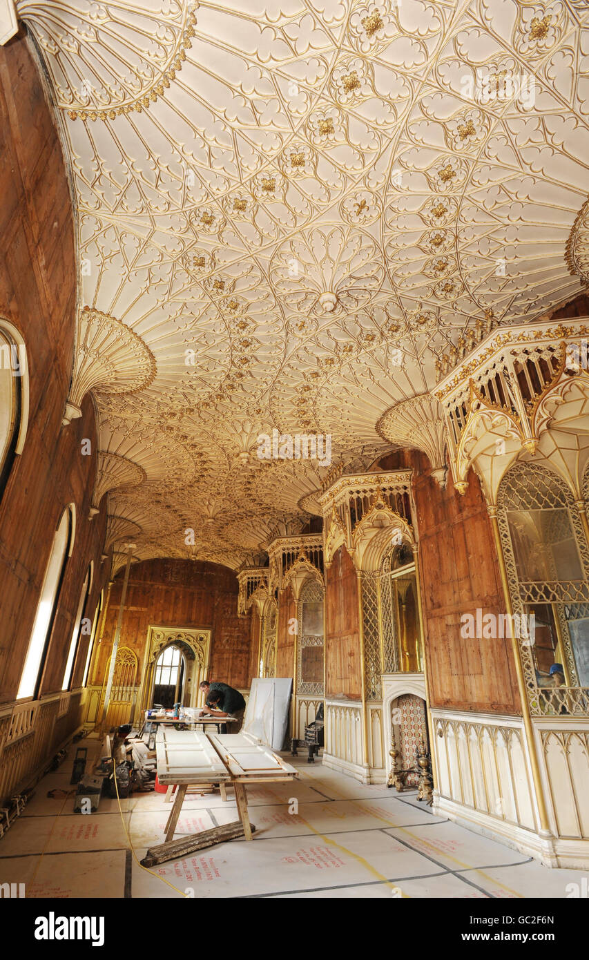 Wiederherstellung der Strawberry Hill Stockfoto