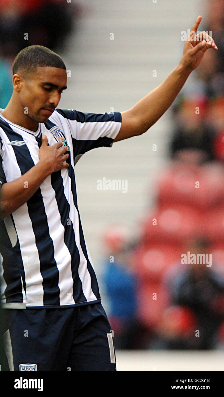 Fußball - Coca-Cola Football League Championship - Middlesbrough V West Bromwich Albion - The RIverside Stadium Stockfoto