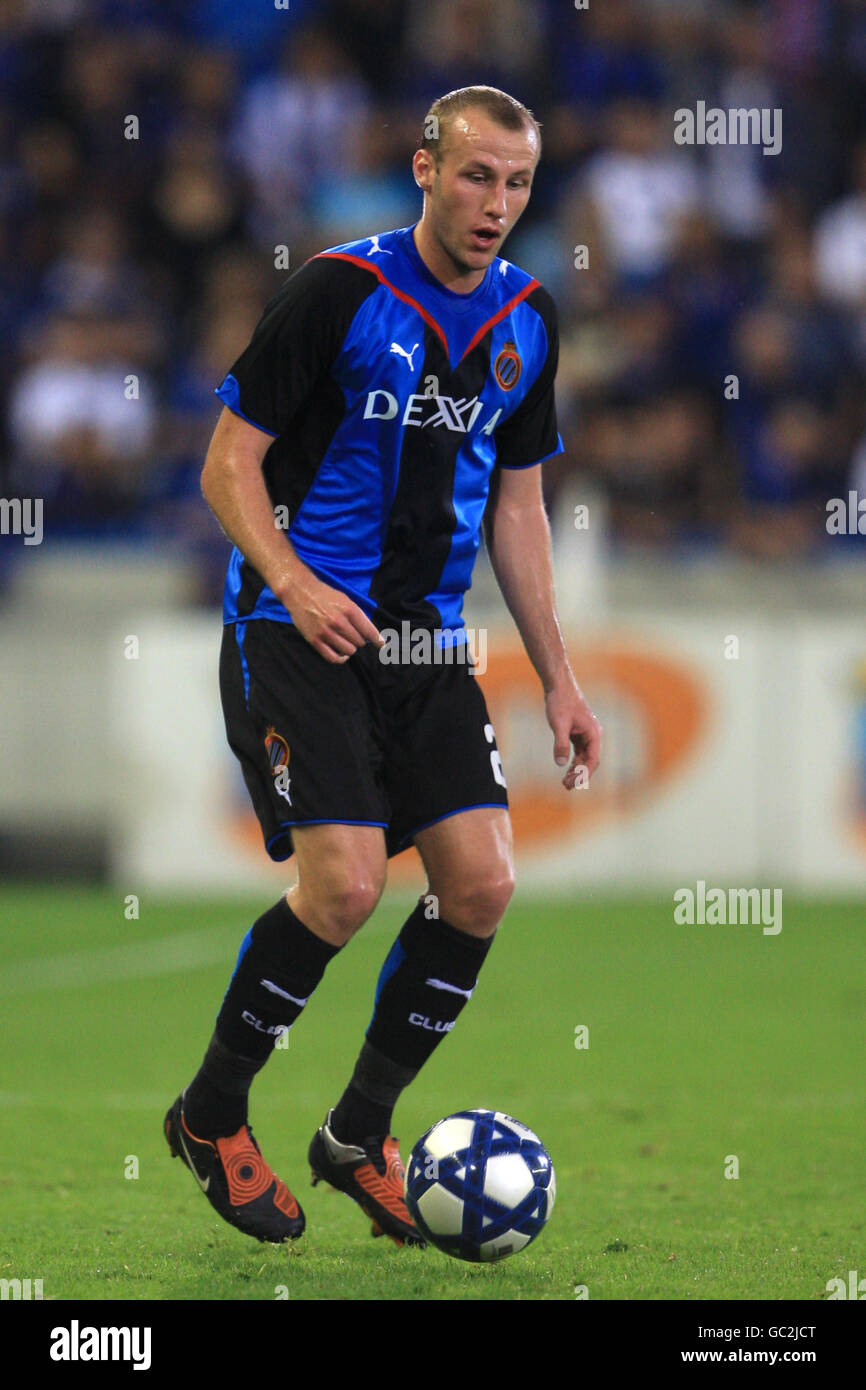 Fußball - UEFA Europa League - Play-Offs - Rückspiel - Club Brügge V KSS Lech Poznan - Jan Breydel Stadium Stockfoto