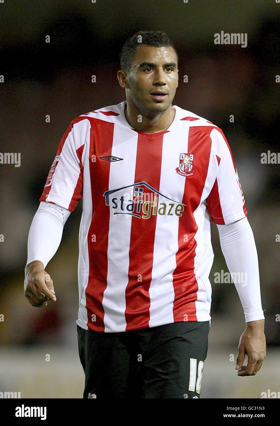 Fußball - Coca-Cola Football League Two - Lincoln City V Notts County - Sincil Bank Stockfoto