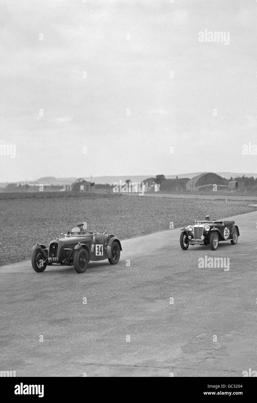 Rennsport - Goodwood Stockfoto