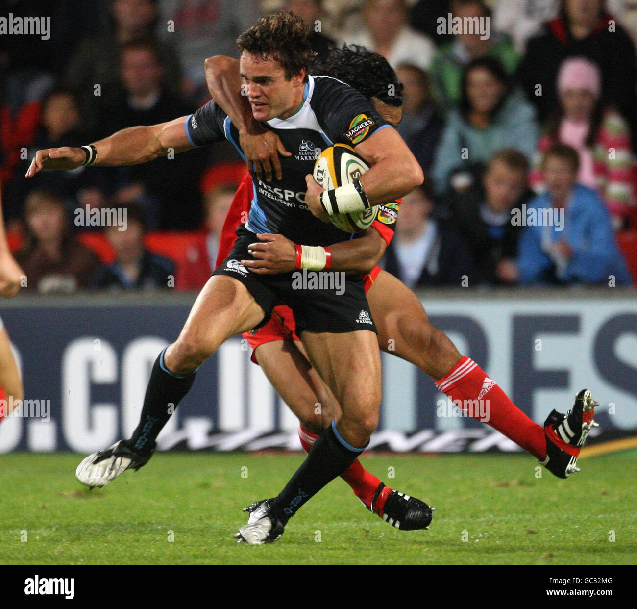 Rugby-Union - Magners League - Glasgow Warriors V Münster - Firhill Stockfoto
