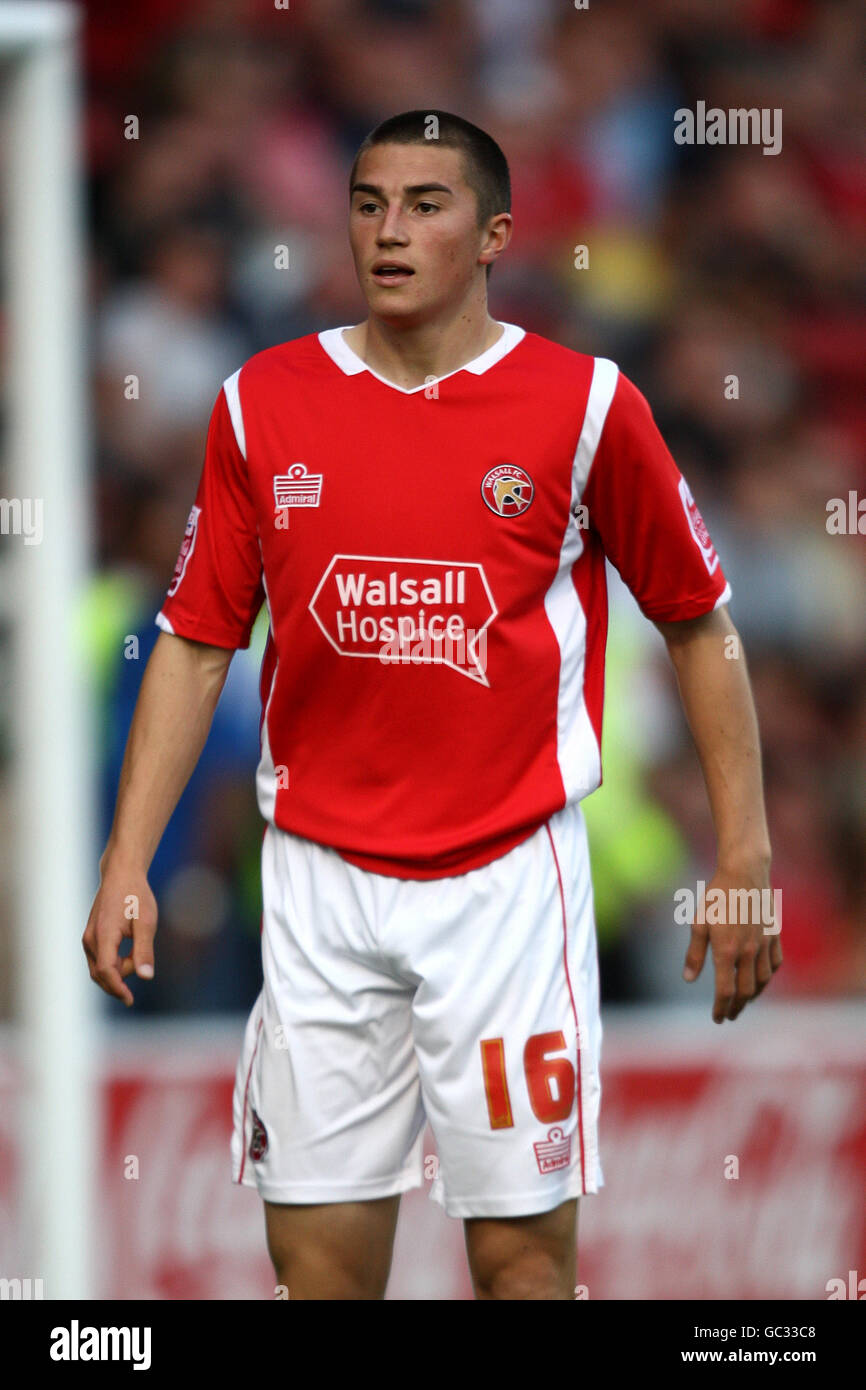 Fußball - Coca-Cola Football League One - Walsall gegen Leeds United - Banks Stadium. Darryl Westlake, Walsall Stockfoto