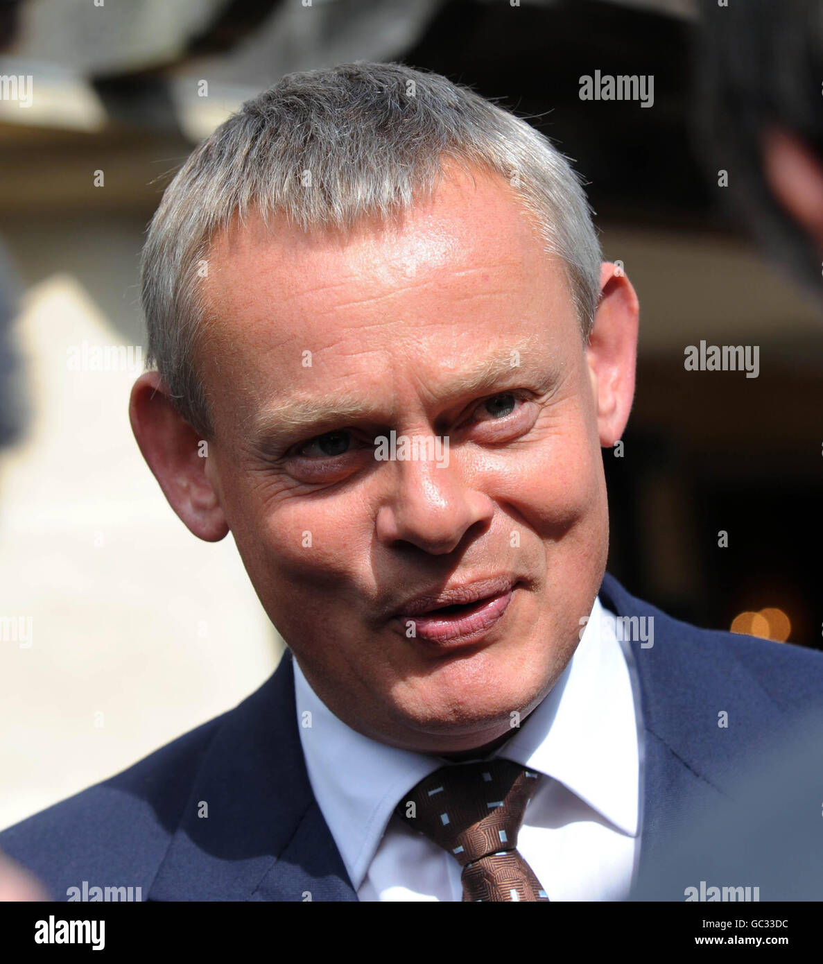 Martin Clunes während des Prince's Trust Empfangs in Highgrove, Tetbury, Gloucestershire. Stockfoto